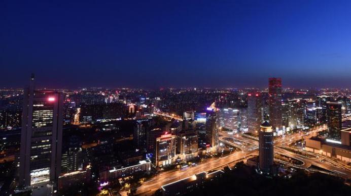 ▲北京CBD夜景。 图/新华社