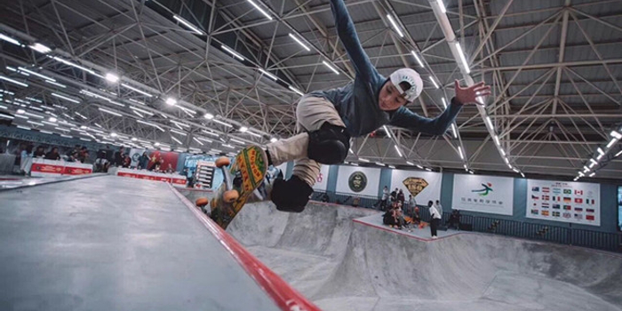 国际滑板公开赛在世界轮滑之都南京开幕