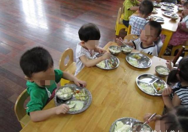 孩子总夸幼儿园饭菜香，每顿能吃两碗，看到午餐照后妈妈深受打击