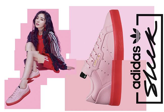 杨幂、Angelababy 与水原希子率先上身！adidas Originals Sleek 系列 