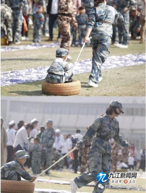 满庭春摩码幼儿园举行‘中国娃娃兵 我的英雄梦’亲子运动会