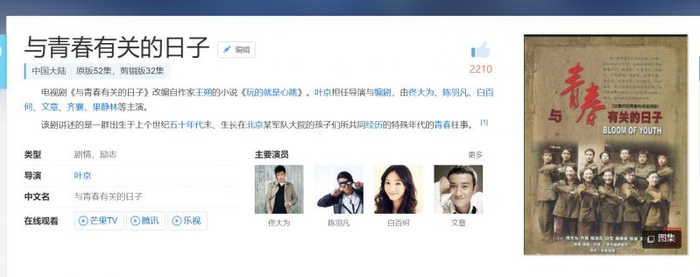 《与青春有关的日子》