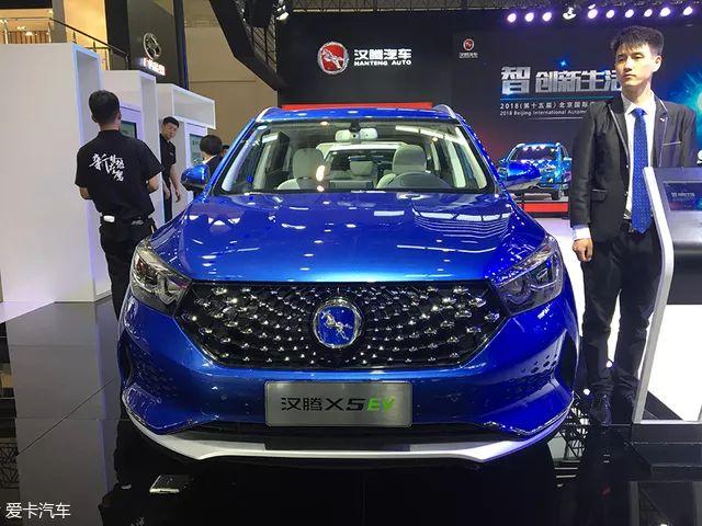 独特的设计语言，造型还是那么犀利！汉腾X5 EV将在广州车展正式上市！