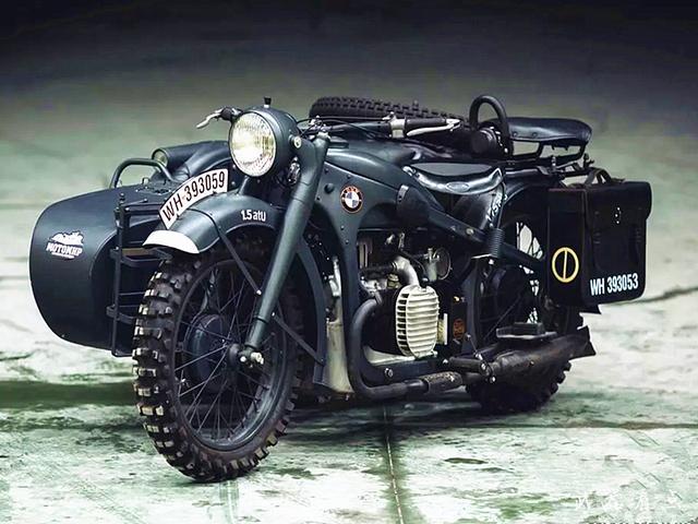 军事丨二战德军摩托车，放在今天依然拉风