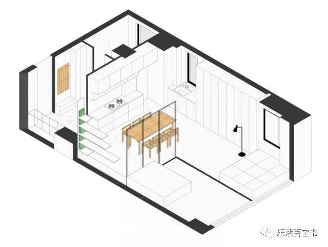 爆改56㎡小设计很贴心，质感空间大的很，收纳实用又好看