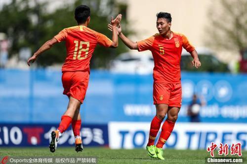 中国男足国奥队2：0战胜约旦队