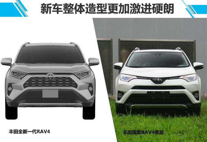 丰田全新一代RAV4曝光 最快明年开卖/配混动系统