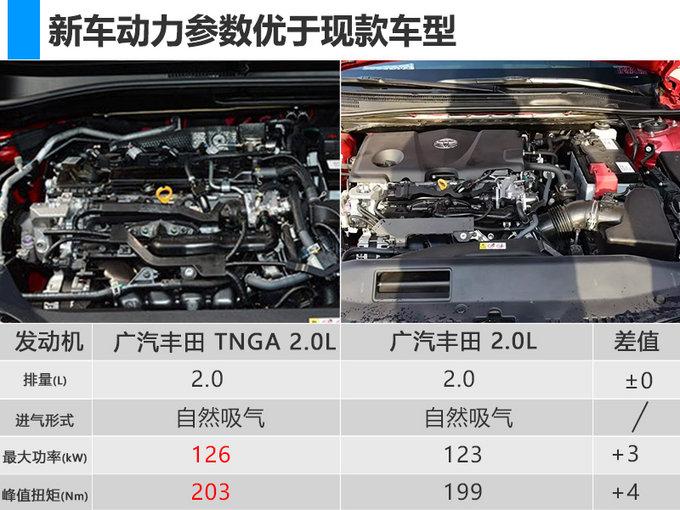 广汽丰田新款凯美瑞 将搭全新2.0L引擎-动力提升