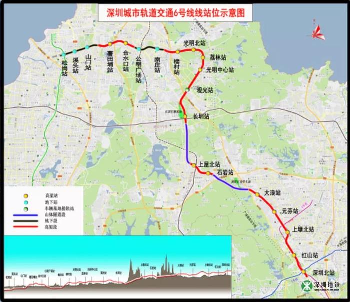 地铁6号线、9号线西延线最新进展来了！去福田、南山、龙华、光明、前海的你速看！