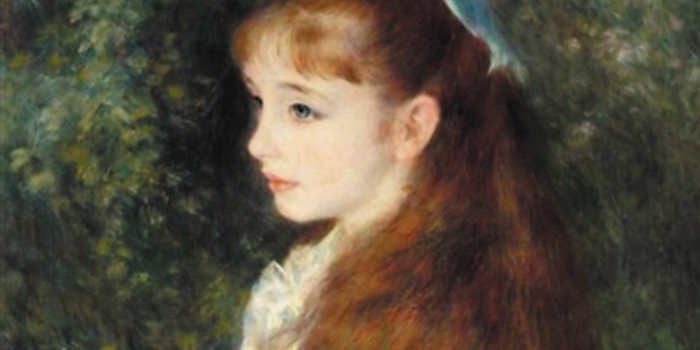 亚麻色头发的少女