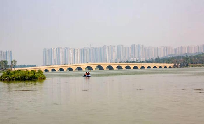 打卡风光秀丽景色宜人的济南华山湖风景区