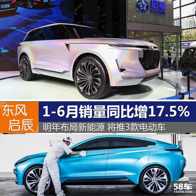 启辰上半年销量增17.5% 明年推3款电动车