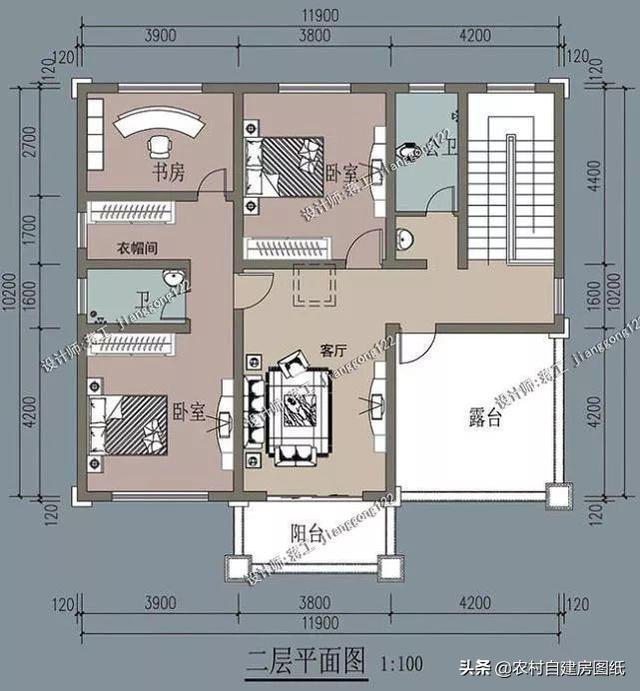 12X10米二层农村小别墅，25万搞定主体，建出来比效果图还好看