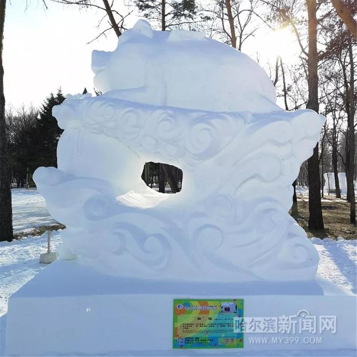 又上新了！｜全国大学生雪雕比赛佳作亮相太阳岛雪博会