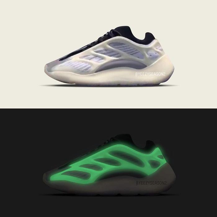 Yeezy 700 V3 竟隐藏夜光效果！侃爷还上脚了另一款