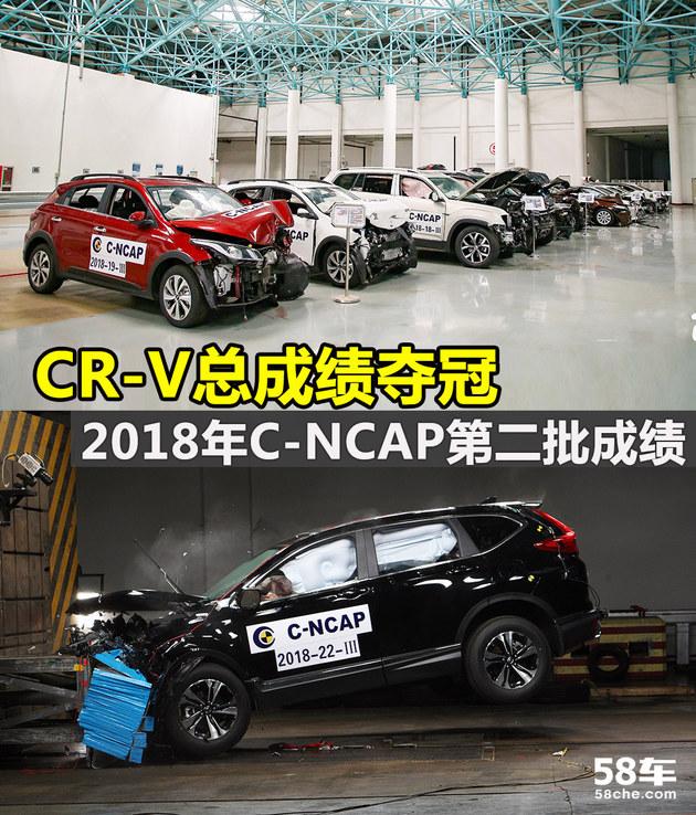 2018年C-NCAP第二批成绩 CR-V成绩夺冠