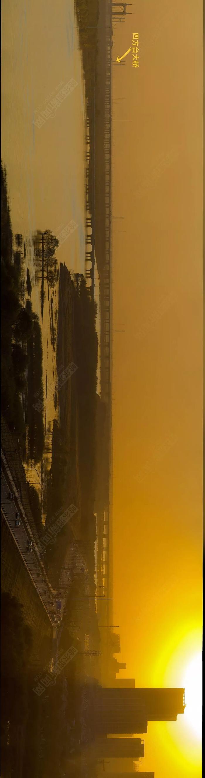 巨幅丨一张图拍下哈尔滨市区段松花江上八座桥#另类视角看冰城#