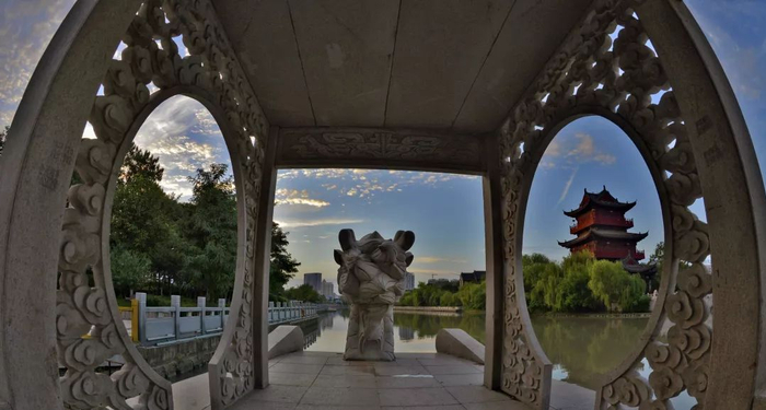 江苏省淮安市里运河畔的清江浦楼等遗迹