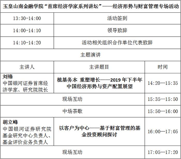 首席经济学家邀您参会：宏观驱动有哪些？投资机会怎么抓？