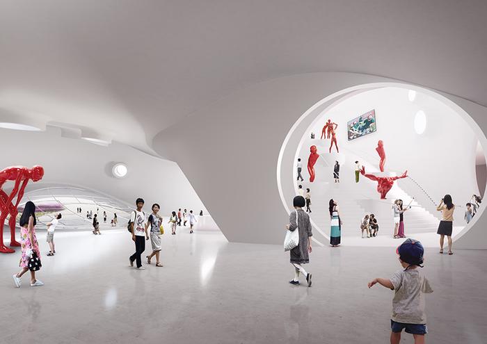 MVRDV设计的台湾桃园美术馆方案——桃园盛景，文化殿堂