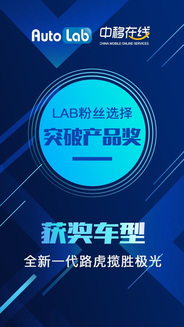 上海车展丨Lab粉丝选择奖之突破产品奖：全新一代路虎揽胜极光