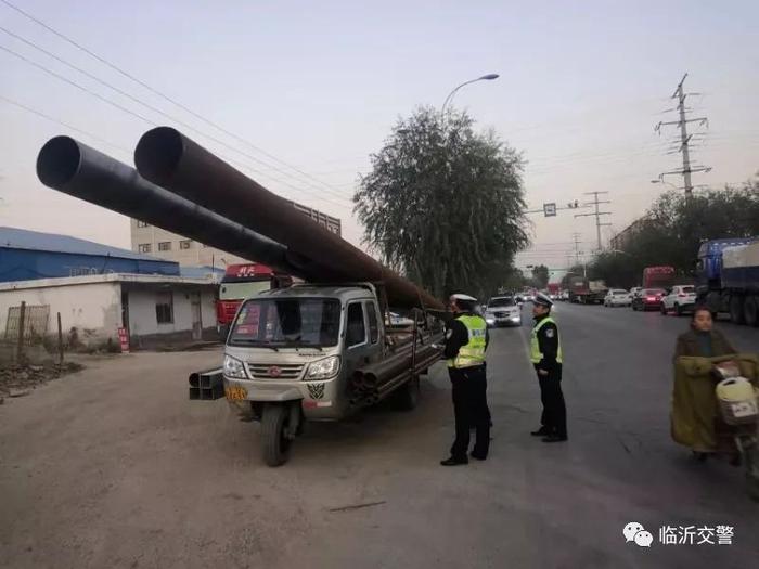 临沂交警持续开展专项行动 严厉打击超限超载货车