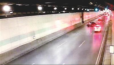 北三环东延隧道西向东平均每天早上一到两起交通事故