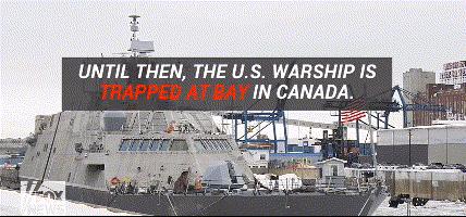 美军想在北约秀操作，结果军舰被……“冻坏”了！