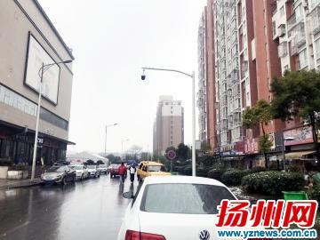 5个禁停标志仍挡不住违停 交警部门：已装监控加强巡查