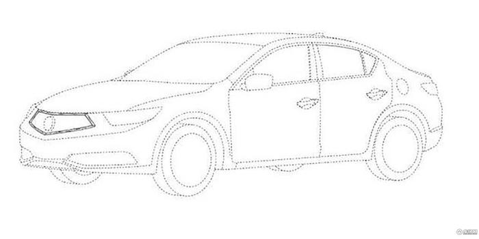 讴歌新款ILX专利图曝光 前脸改动明显