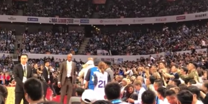 nba中国赛现场的明星,nba中国赛现场的明星有哪些