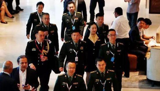 今年6月,何雷率中国人民解放军代表团在新加坡出席第17届香格里拉对话会。