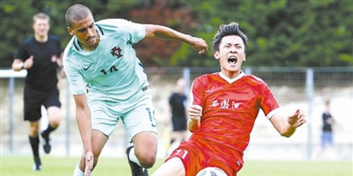 土伦杯:中国U21选拔队不敌葡萄牙队