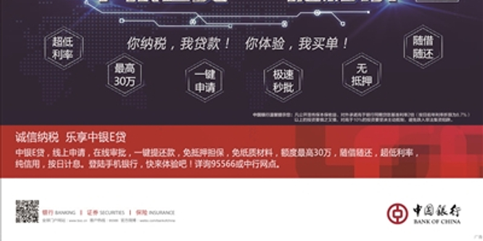 中银E贷 一键秒杀