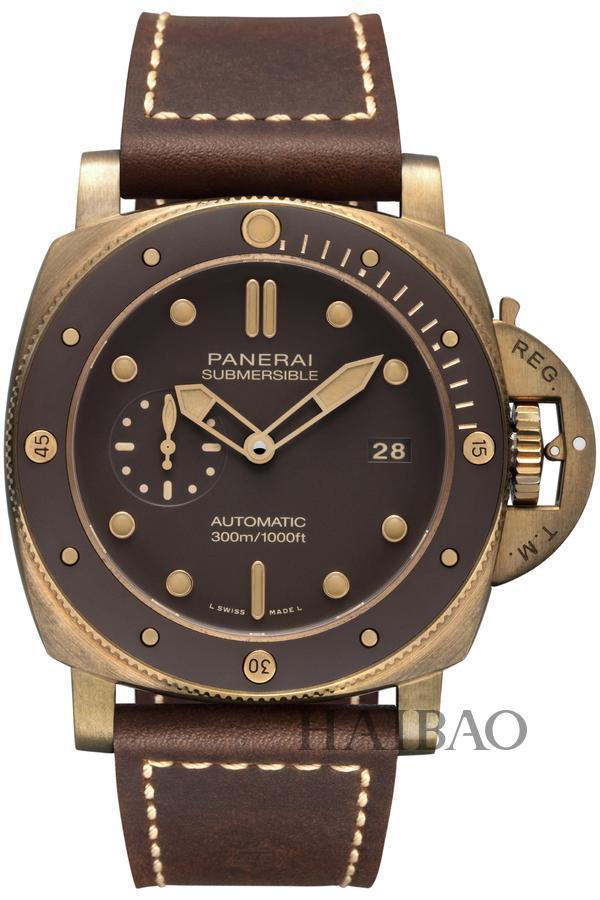 沛纳海 (Panerai) 推出新款SUBMERSIBLE潜行系列BRONZO腕表