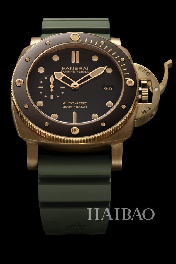 沛纳海 (Panerai) 推出新款SUBMERSIBLE潜行系列BRONZO腕表