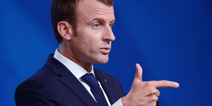 耳提面命?!法国总统在美国国会演讲 警告贸易