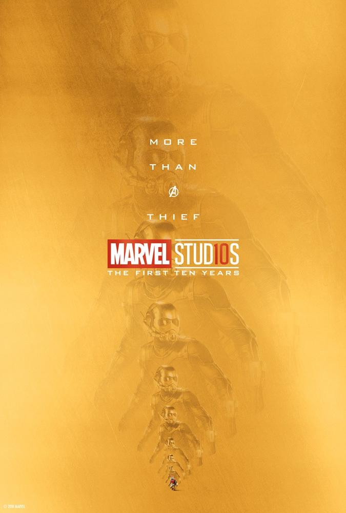 漫威十周年角色海报释出 超级英雄悉数出镜
