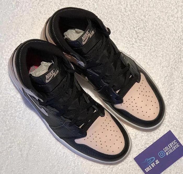 之前那双粉色AJ1 早已破万！新黑粉Air Jordan 1 实物首次曝光