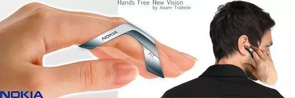 诺基亚设计出可以戴在手指上的手机，这玩意儿能砸核桃吗？