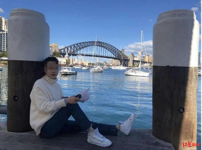 涵涵在澳大利亚旅游, 图据受访者