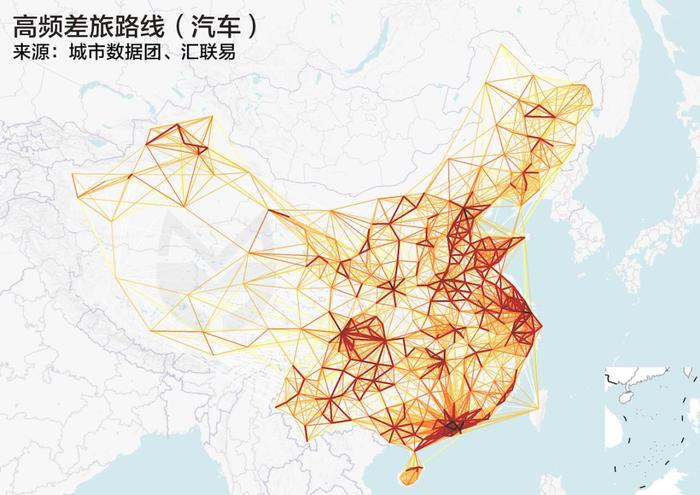 2017年全国出差地图（告诉你商业机会在哪里！）