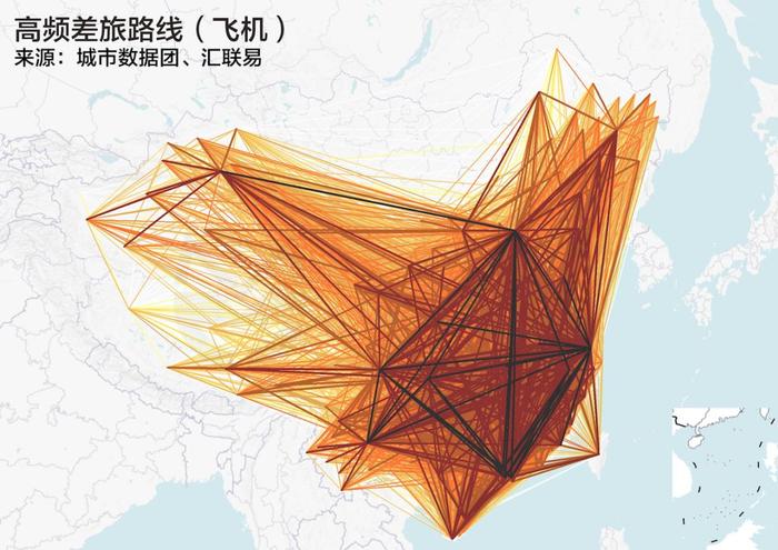 2017年全国出差地图（告诉你商业机会在哪里！）