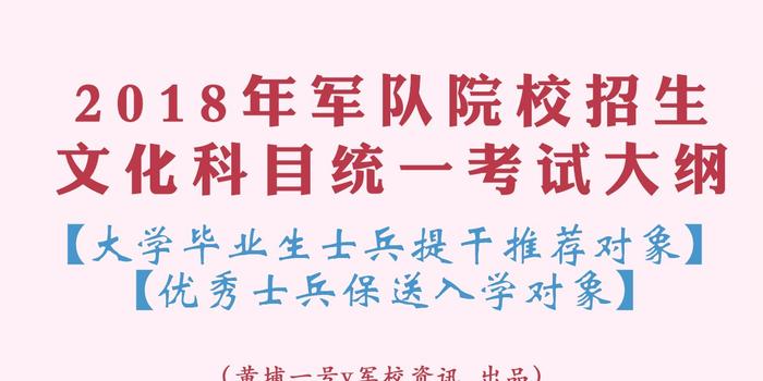 2018年从优秀士兵中选拔干部综合知识考试大