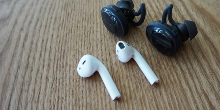 Bose SoundSport Free对比Apple AirPods 前者