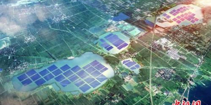 安徽淮南150兆瓦水面漂浮光伏项目并网发电