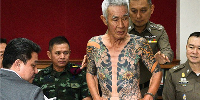 视频|山口组大佬藏泰国15年 误因纹身成网红终被捕