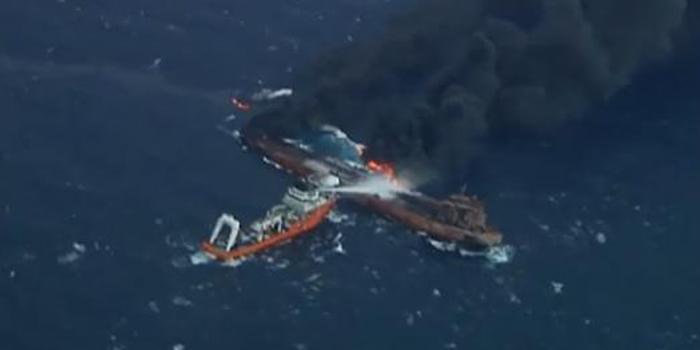 海洋局:桑吉油轮碰撞事故对海洋大气质量影响