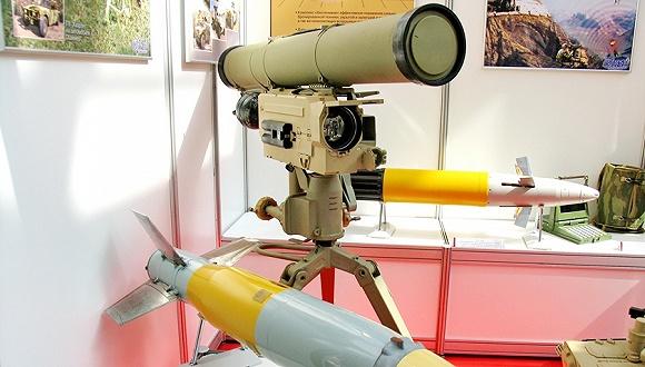 9M133反坦克导弹。