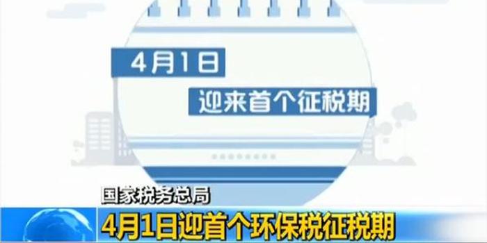 国家税务总局:4月1日迎首个环保税征税期